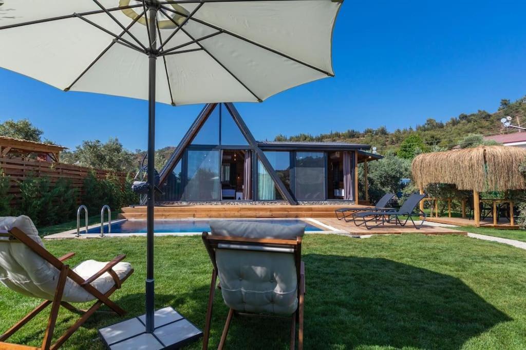 Villa Zeytin Havuzlu Jakuzili Fethiye Extérieur photo