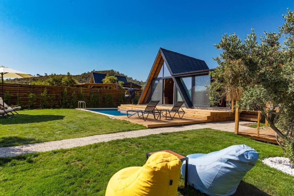 Villa Zeytin Havuzlu Jakuzili Fethiye Extérieur photo
